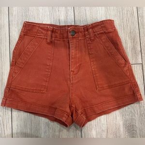 Harper Heritage Rust Cargo 3” Shorts Size 25